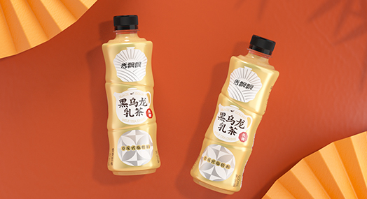 金竹瓶 — 黑乌龙乳茶包装设计